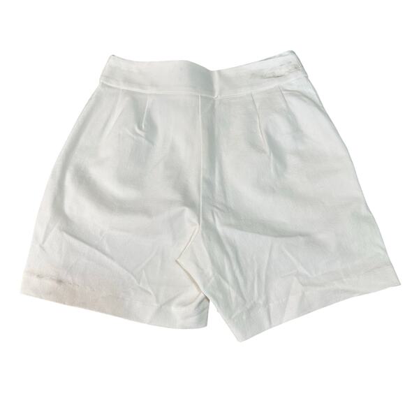 FIFTEEN TWENTY Women's Button Up Short Size 2 In Off White - Picture 2 of 15